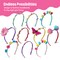 Pretty Me Headband Making Kit for Girls - Make Your Own Fashion Headbands for Kids - DIY Hair Accessories Set - Arts & Crafts Gift for Ages 5-12 Year Old Girl - Little Children's Art & Craft Gifts